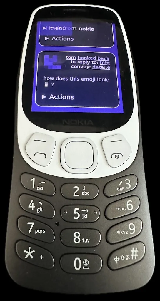 Cell phone emoji in Cloud Phone